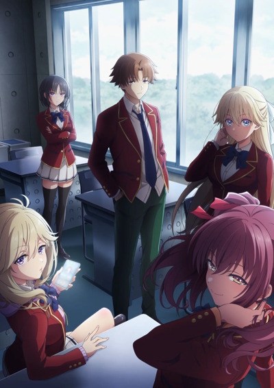 Youkoso Jitsuryoku Shijou Shugi no Kyoushitsu e 4th Season: 2-nensei-hen 1 Gakki poster